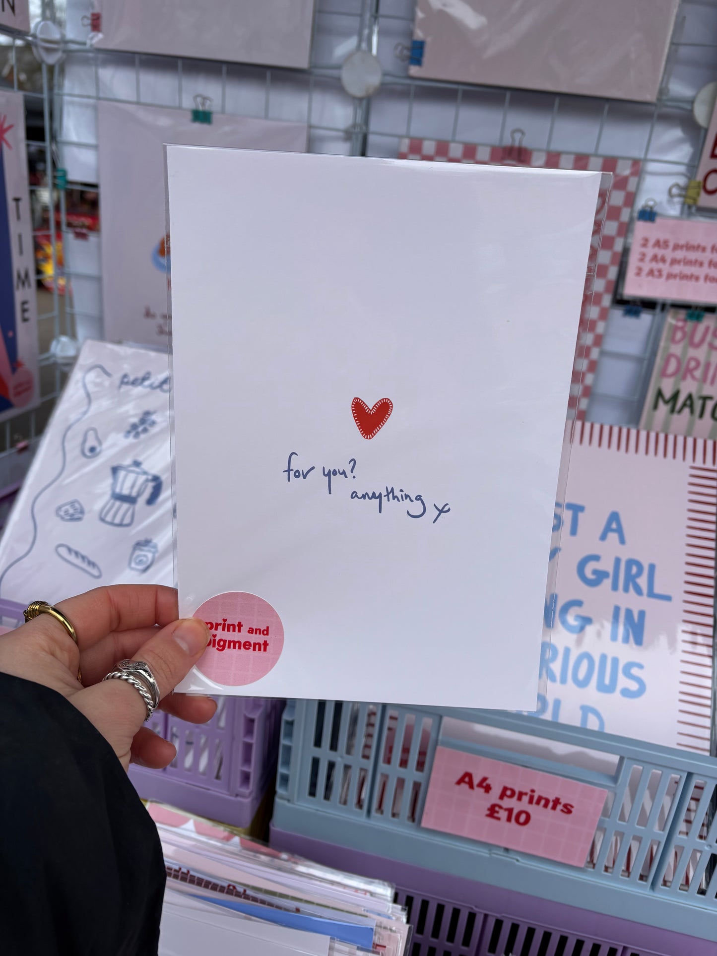 For You? Anything Cute Romance Print