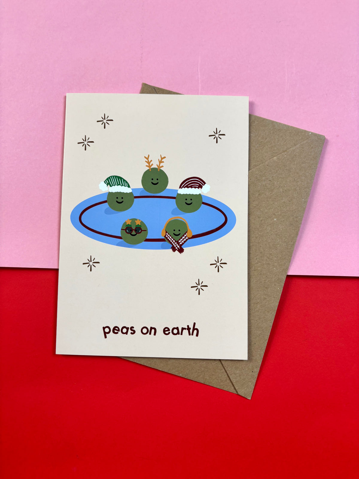 Peas On Earth card