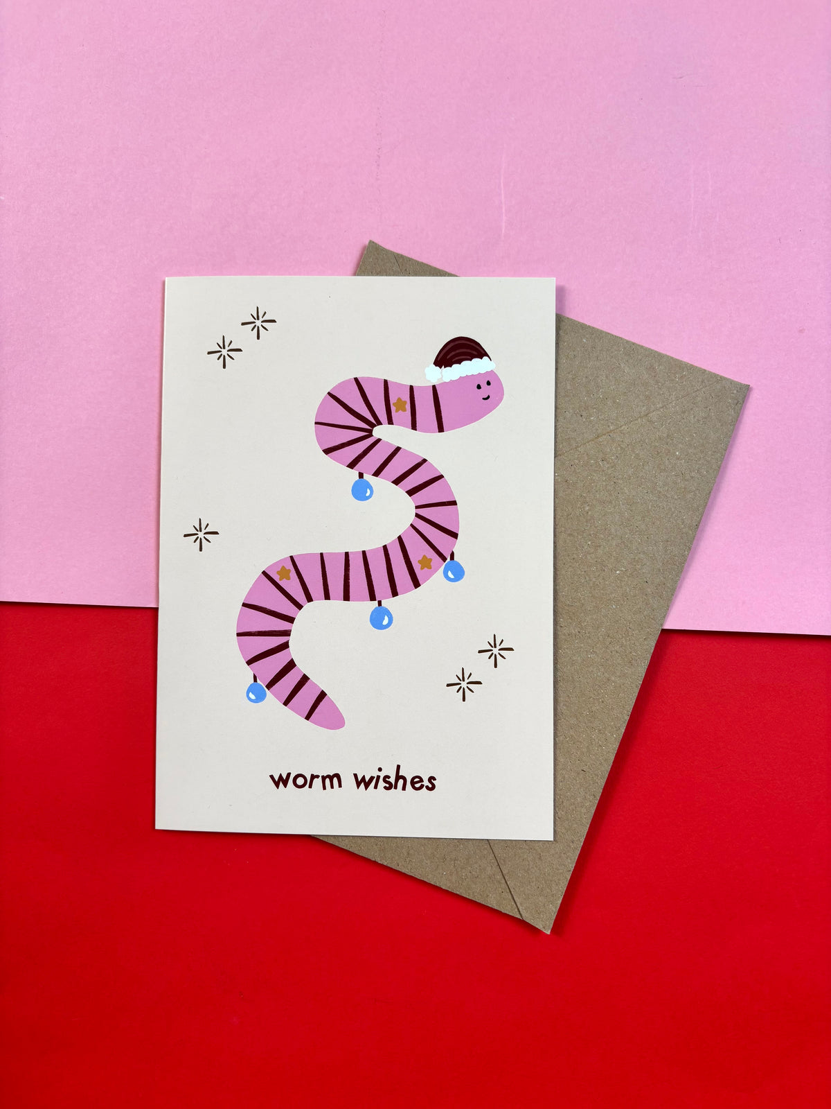 Worm Wishes card