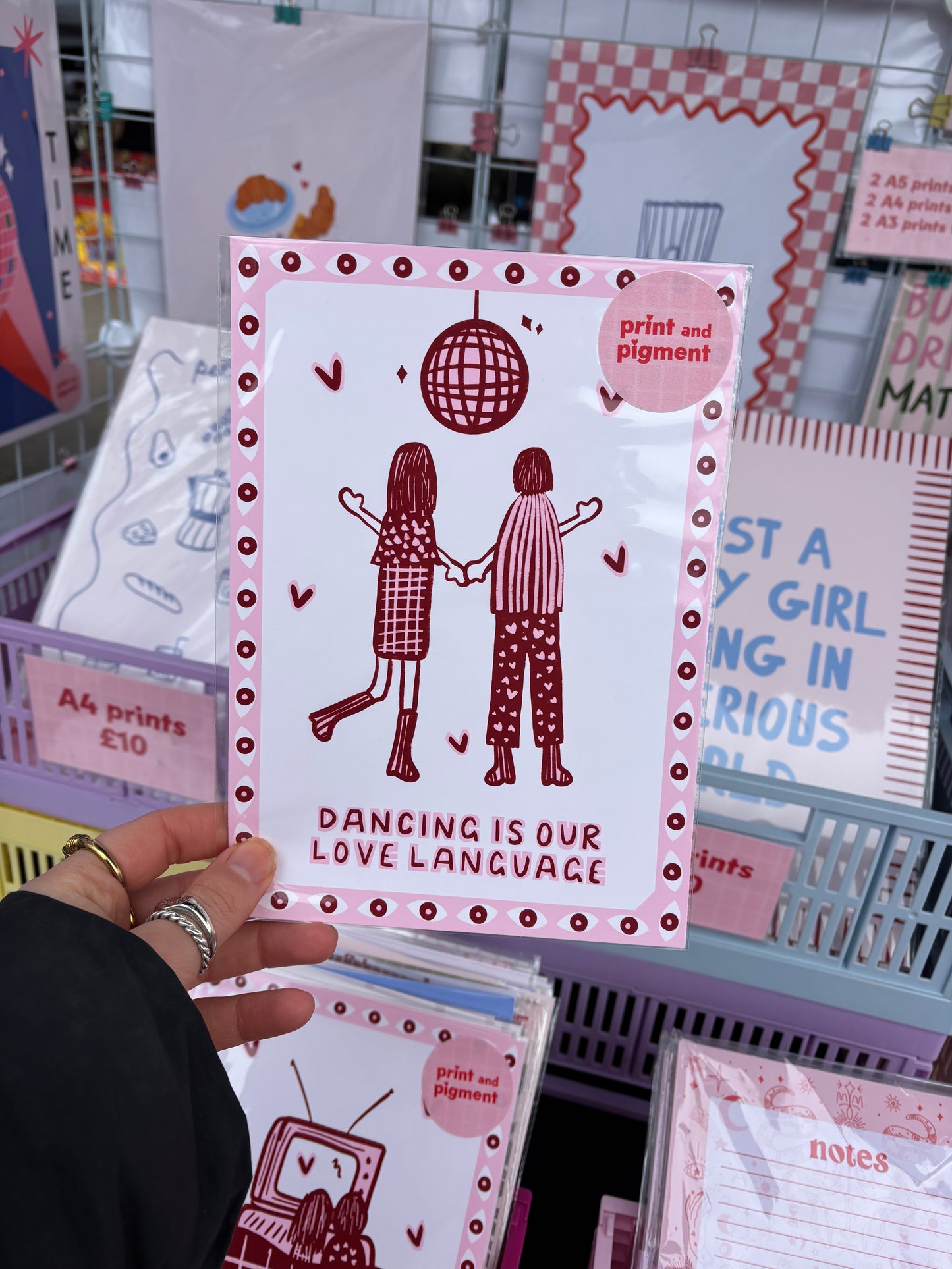 Dancing Is Our Love Language Cute Couples Print