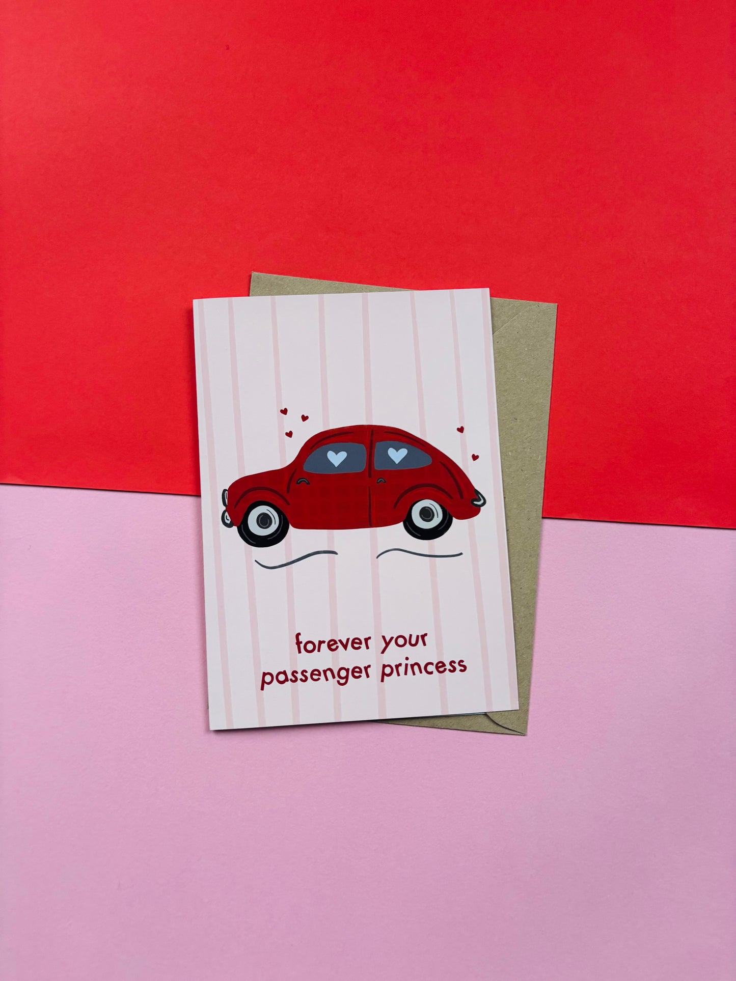 Forever Your Passenger Princess Romance Card