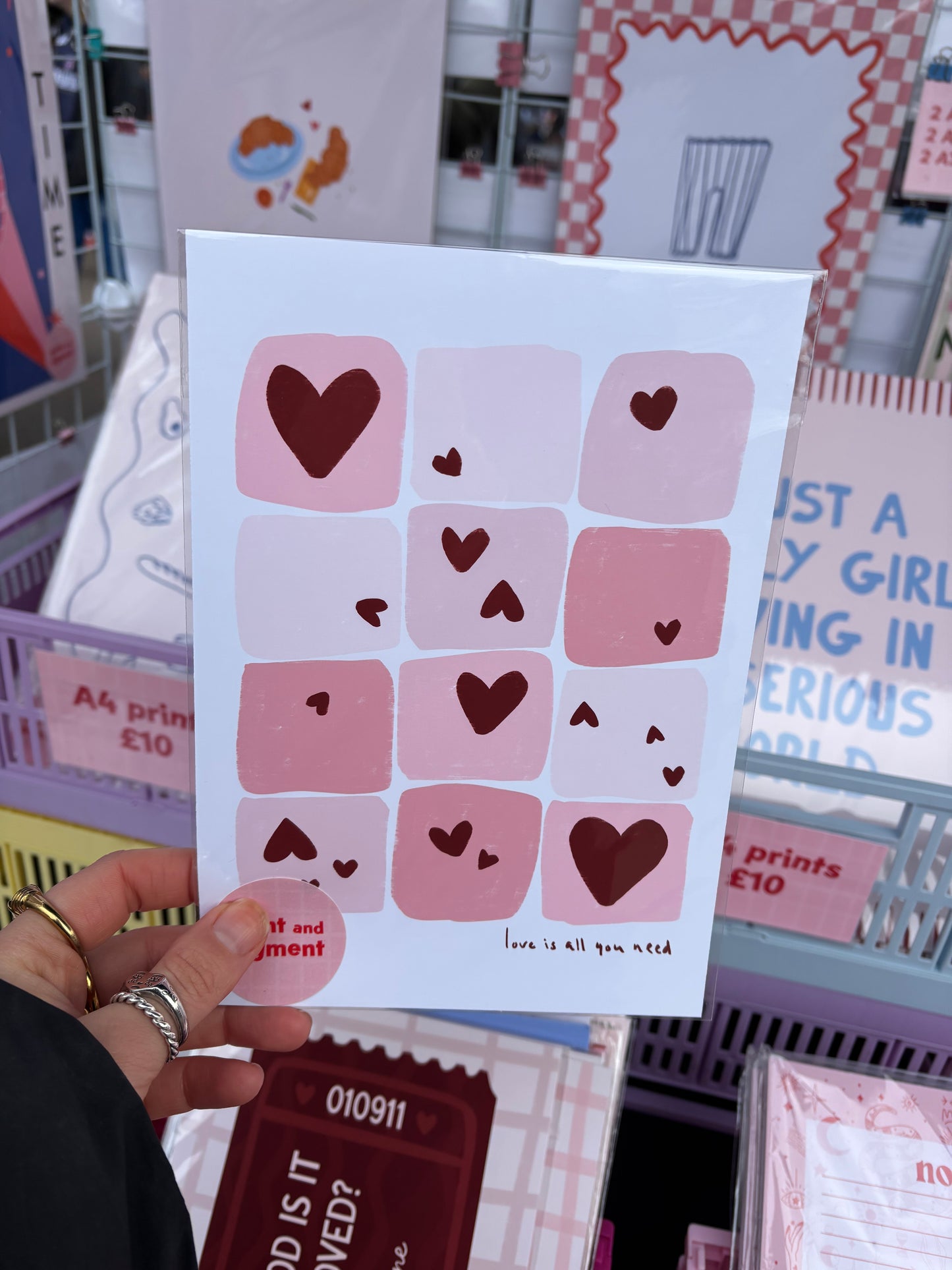 Love Is All You Need Positive Mantra Print