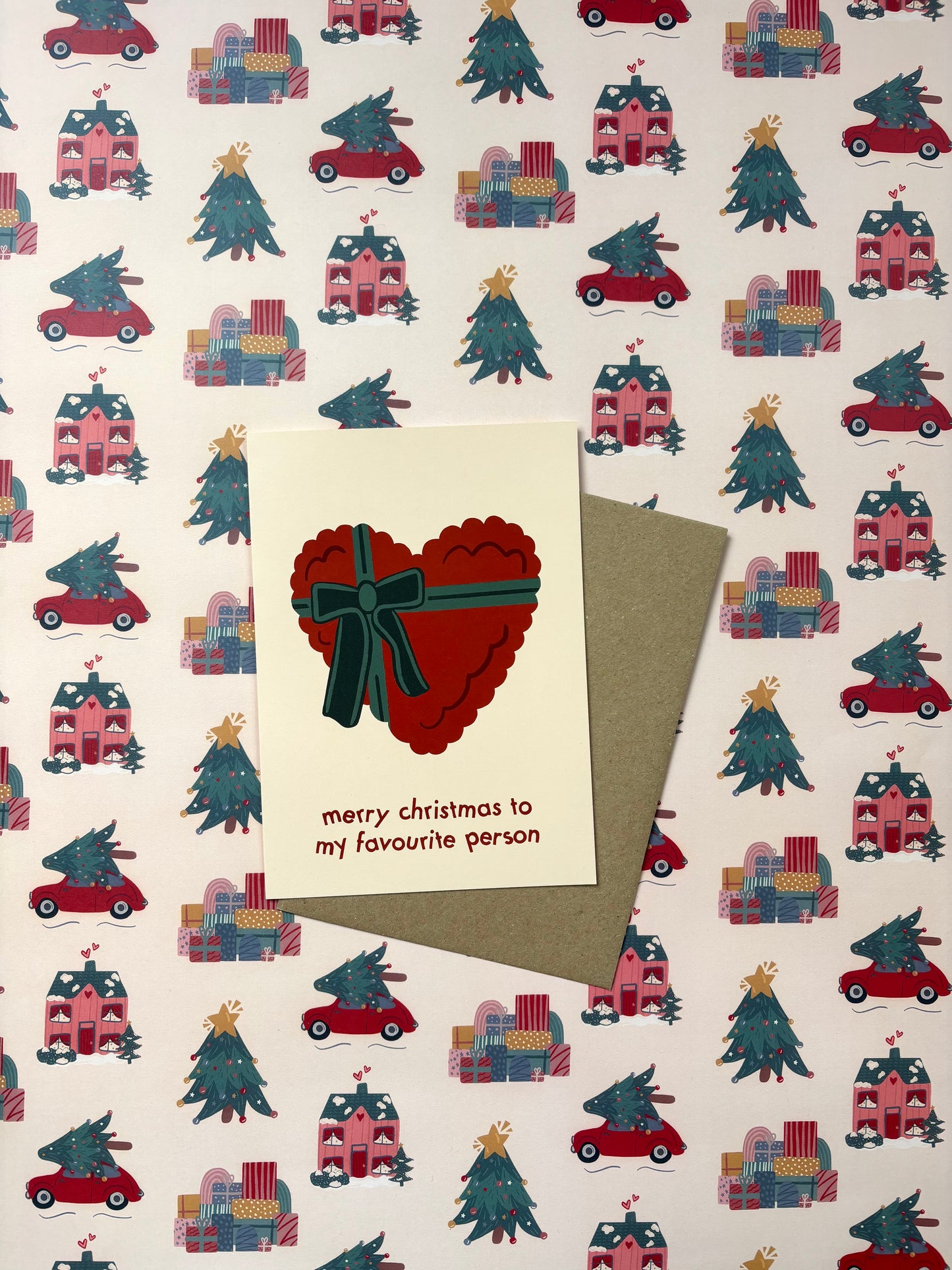 Merry Christmas To My Favourite Person Festive Card