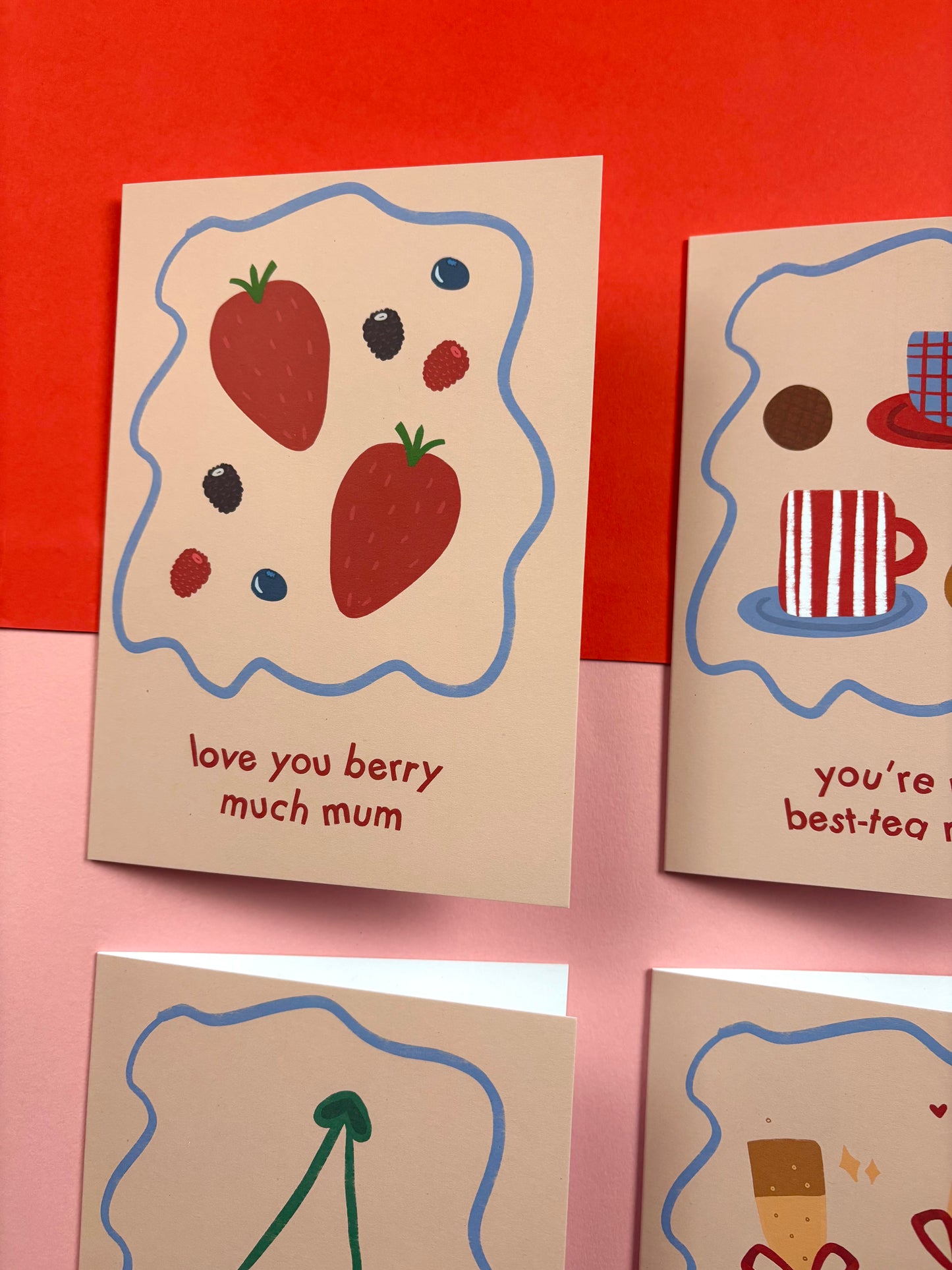 Love You Berry Much Mum card – Cute Mother's Day Card