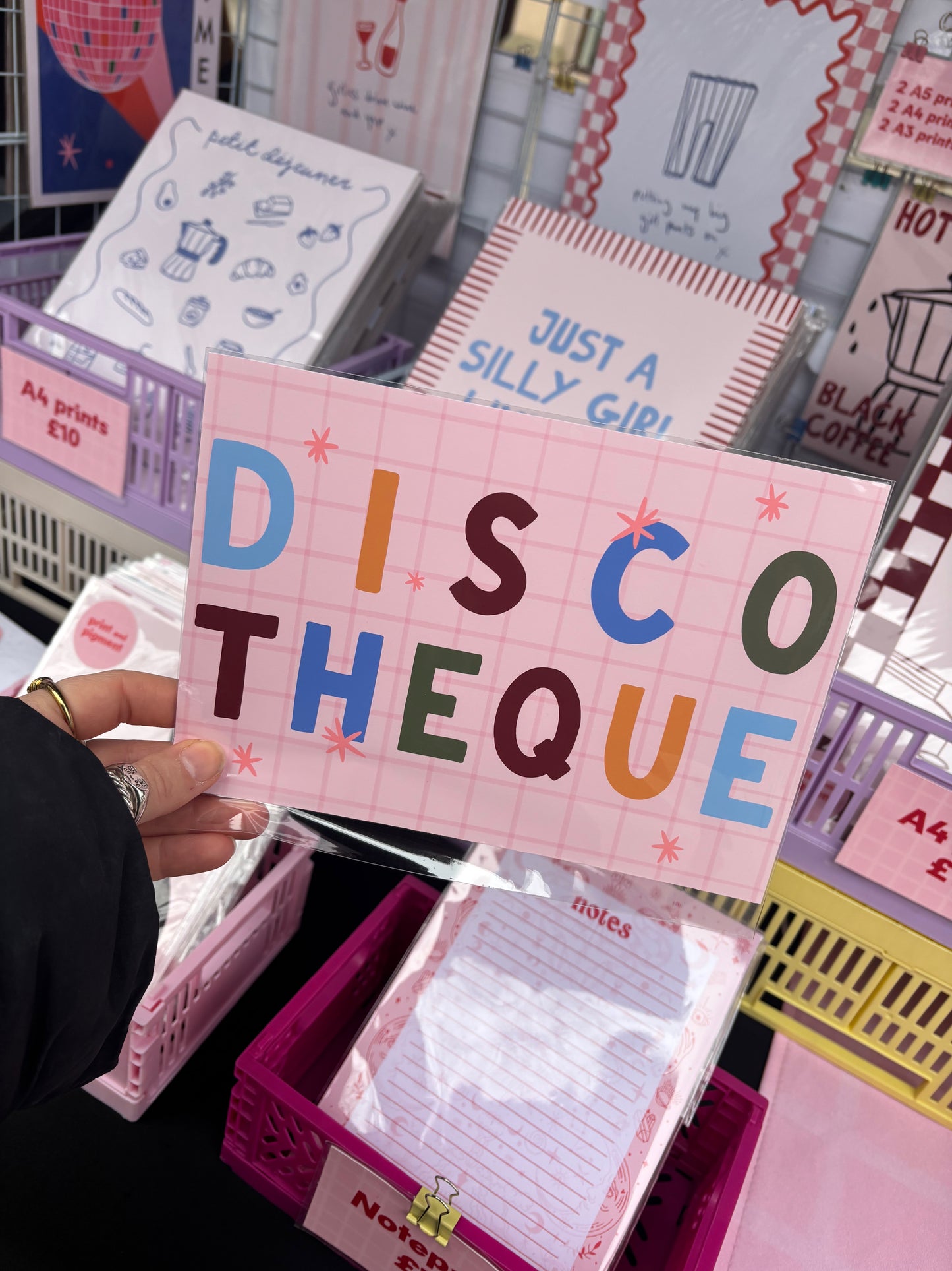 Discotheque Music Print