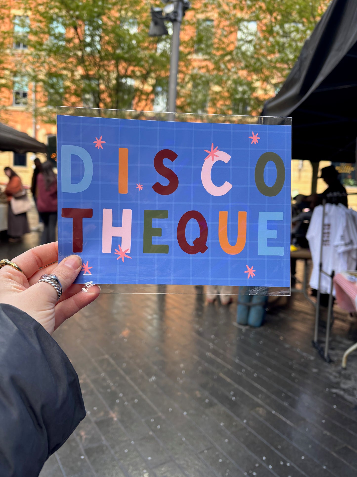 Discotheque Music Print