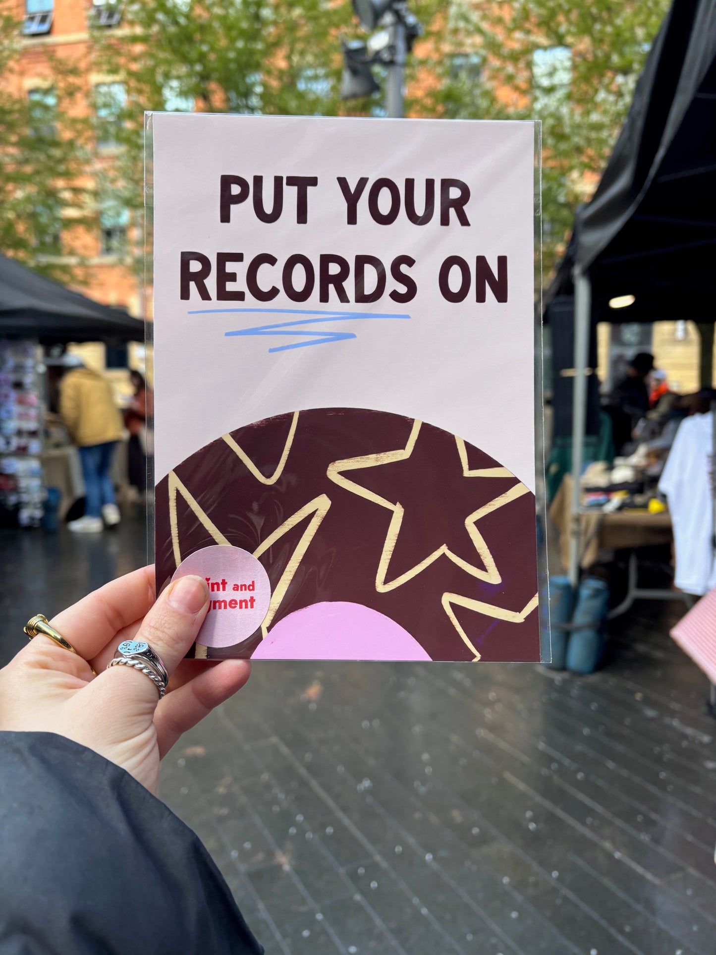 Put Your Records On Music Print