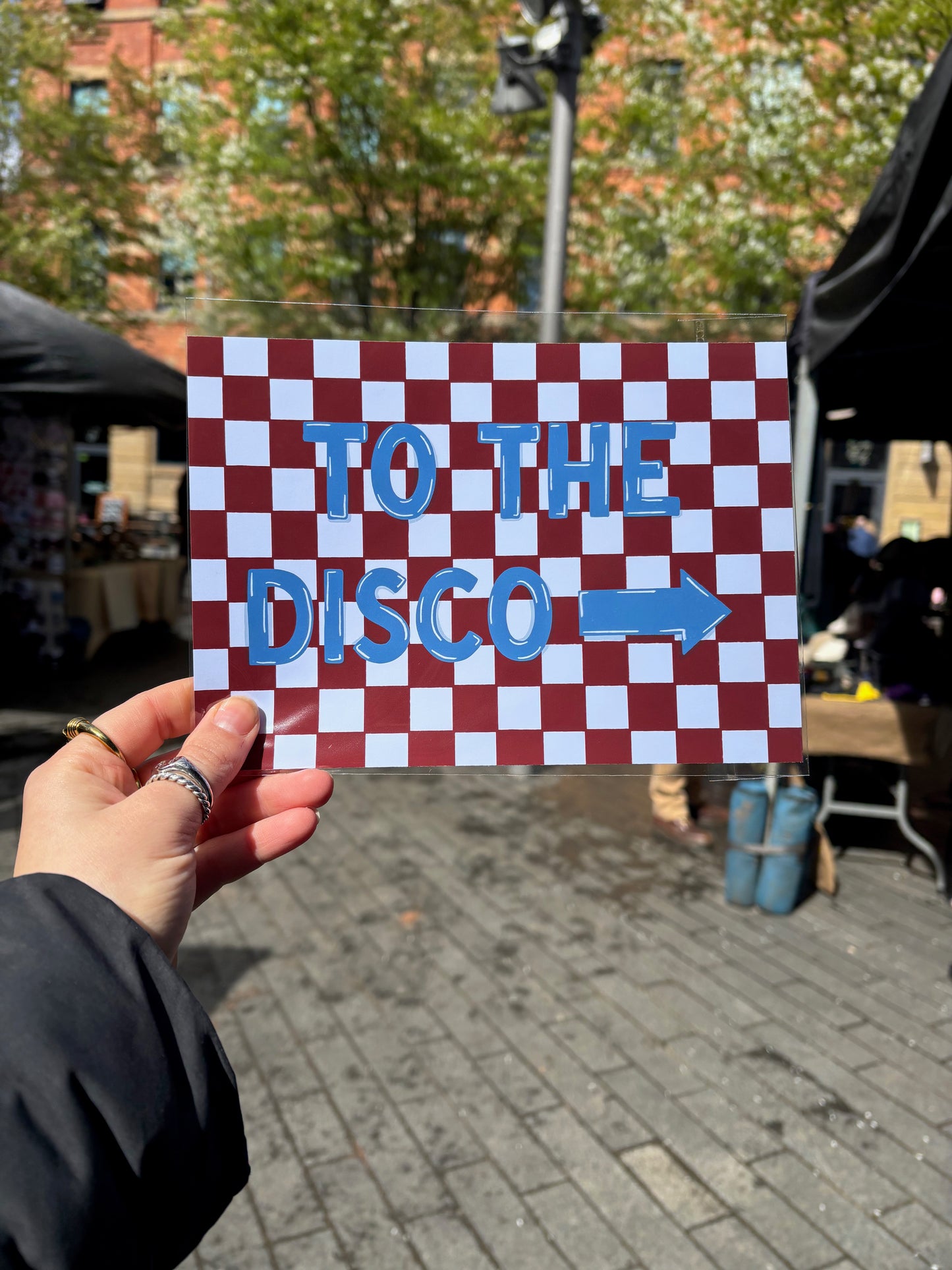 To The Disco Music Print
