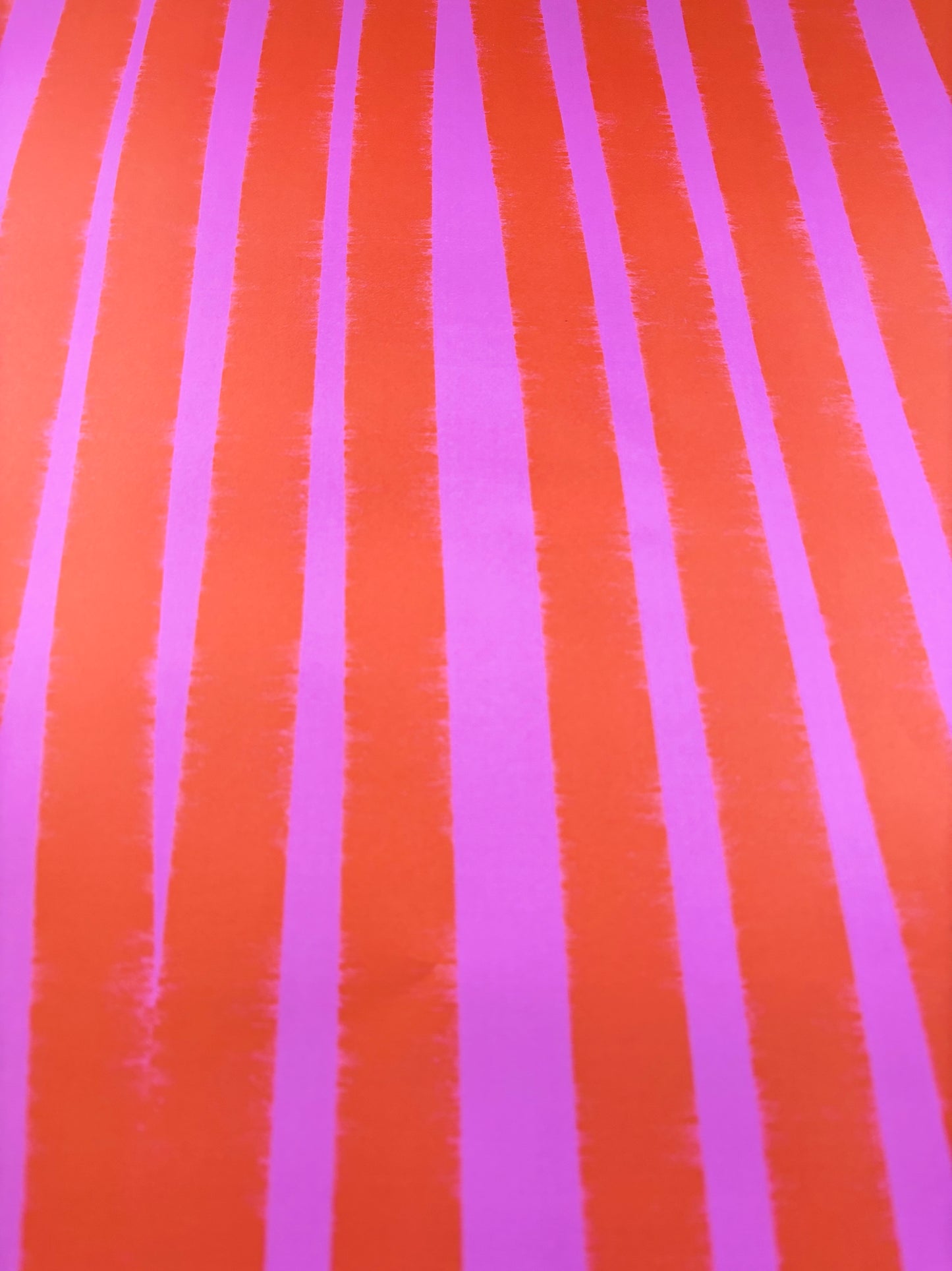 Pink and Orange Stripe A2 Wrapping Paper Sheet