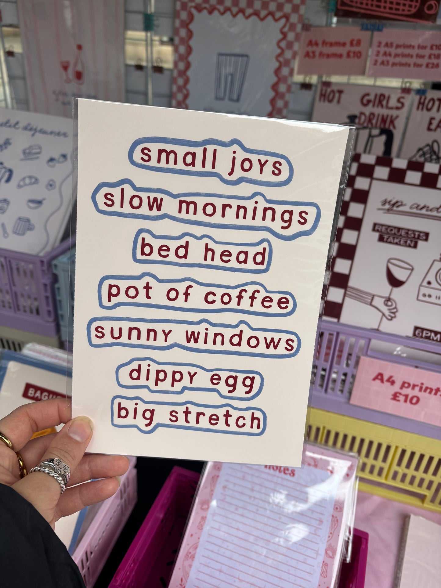 Small Joys print