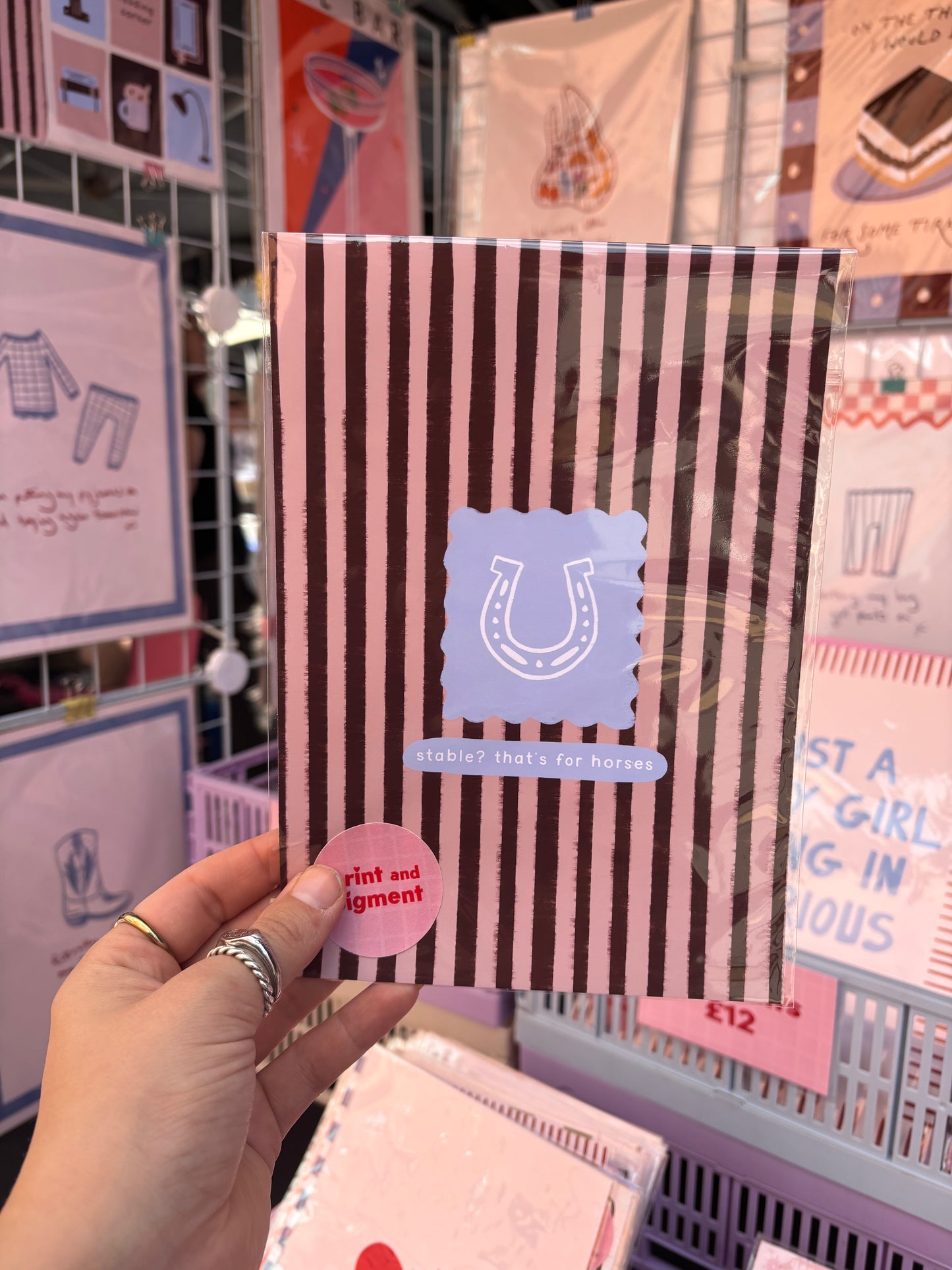 Stable? That's For Horses print