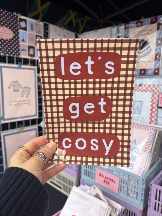 Let's Get Cosy prints
