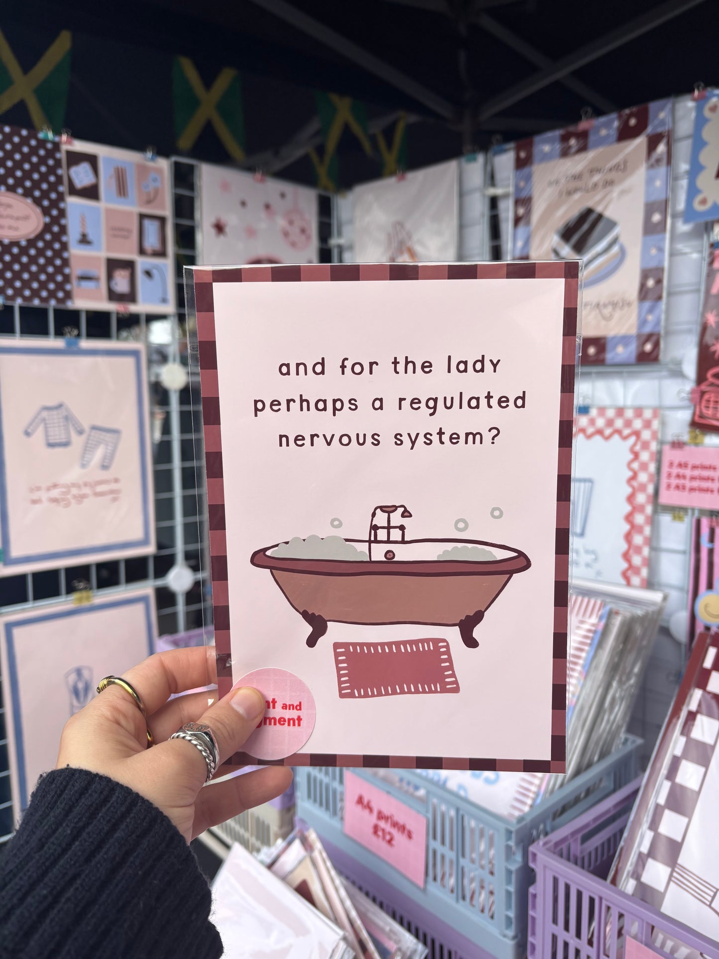 And For The Lady Perhaps A Regulated Nervous System print