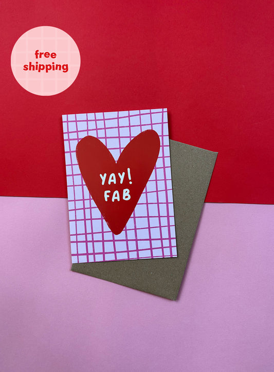 Yay! Fab Celebration Card