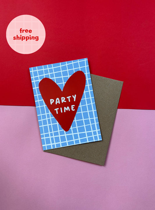 Party Time Celebration Card
