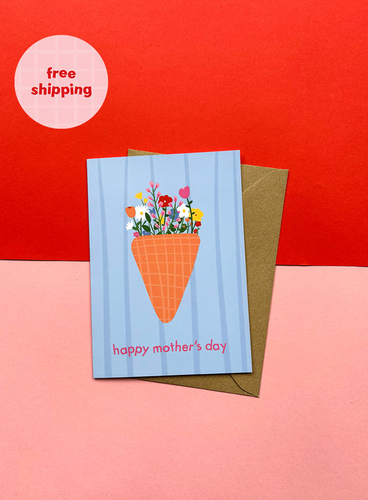 Happy Mother’s Day Flower Card