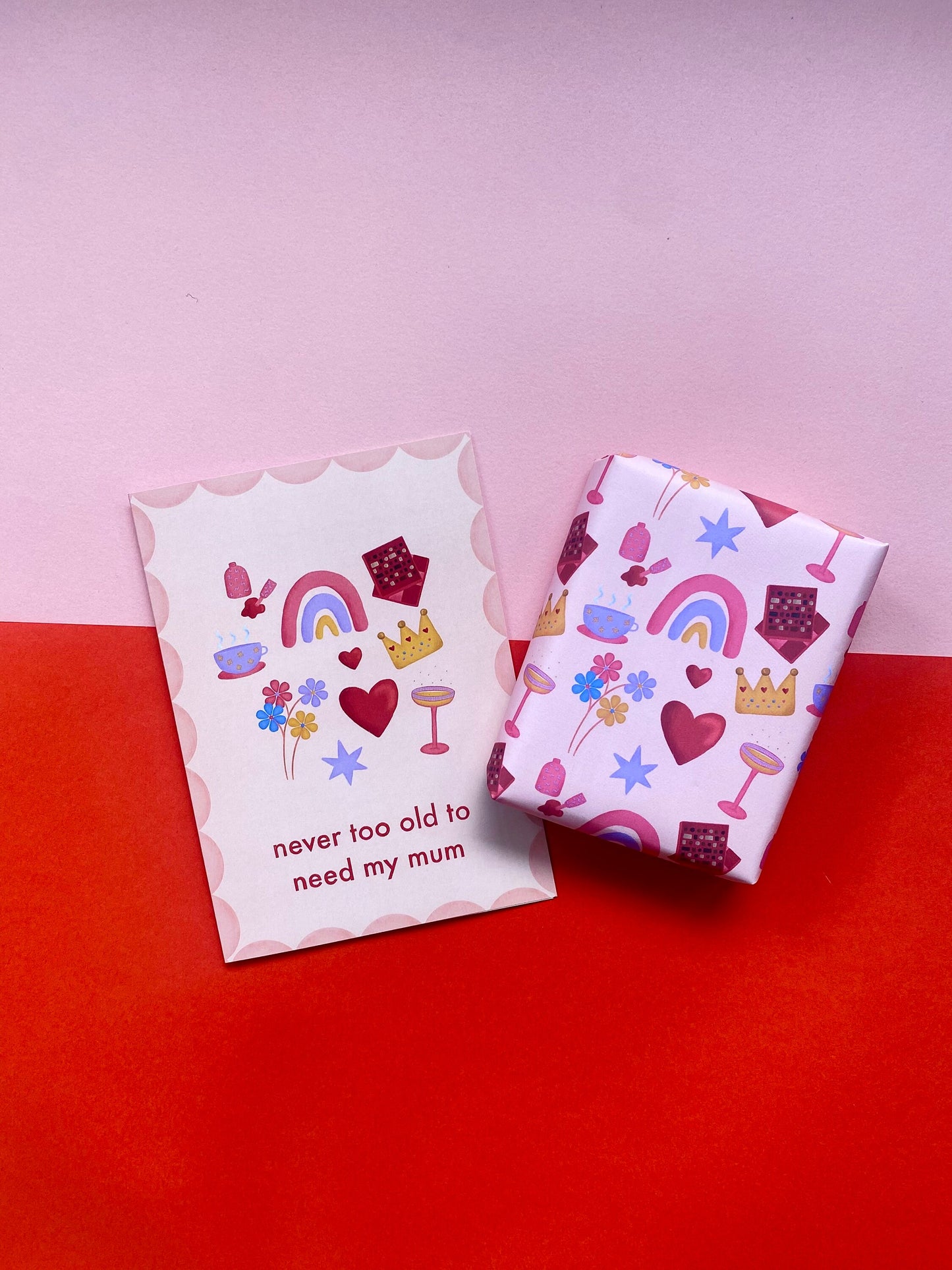 Let’s Celebrate A2 Wrapping Paper Sheet