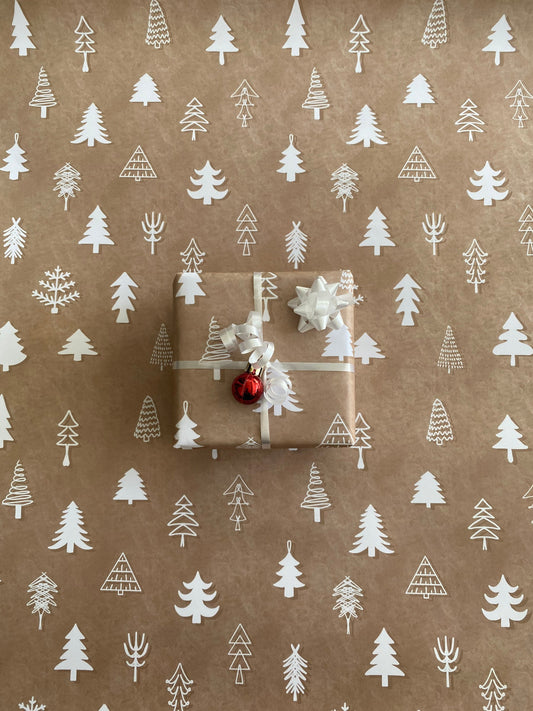 Christmas Tree A2 Wrapping Paper Sheet