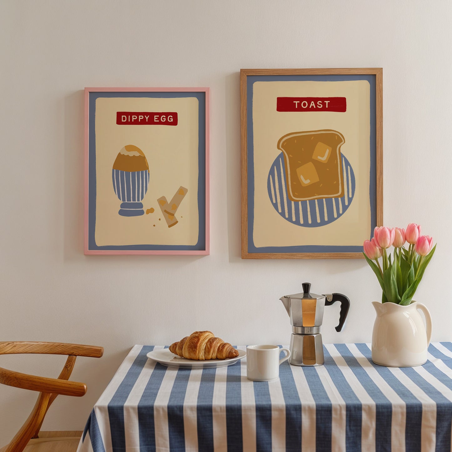 Dippy Egg hand drawn print