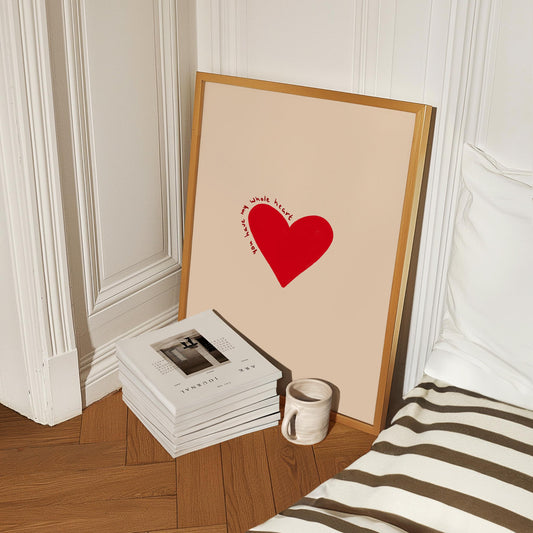 You Have My Whole Heart Romance Print