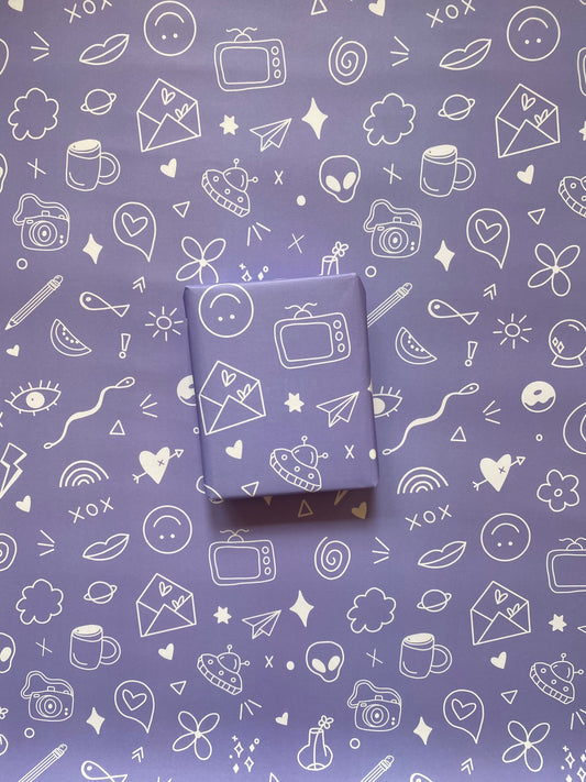 Fun Doodle A2 Wrapping Paper Sheet