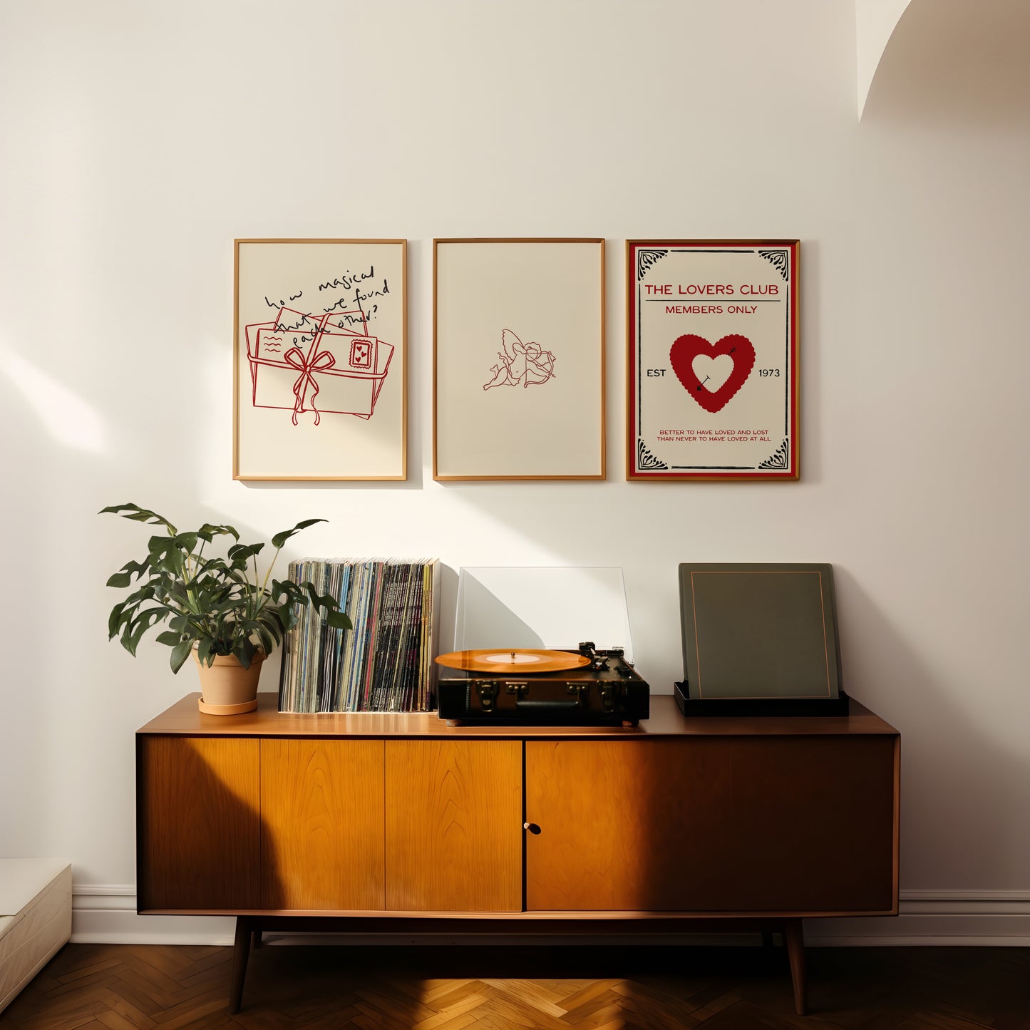 Cupid Hand Drawn Love Print