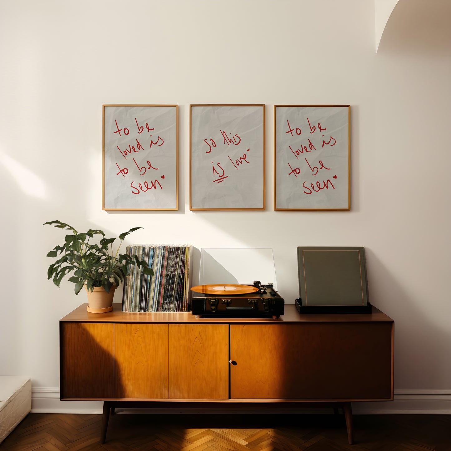 So This Is Love Heartfelt Print