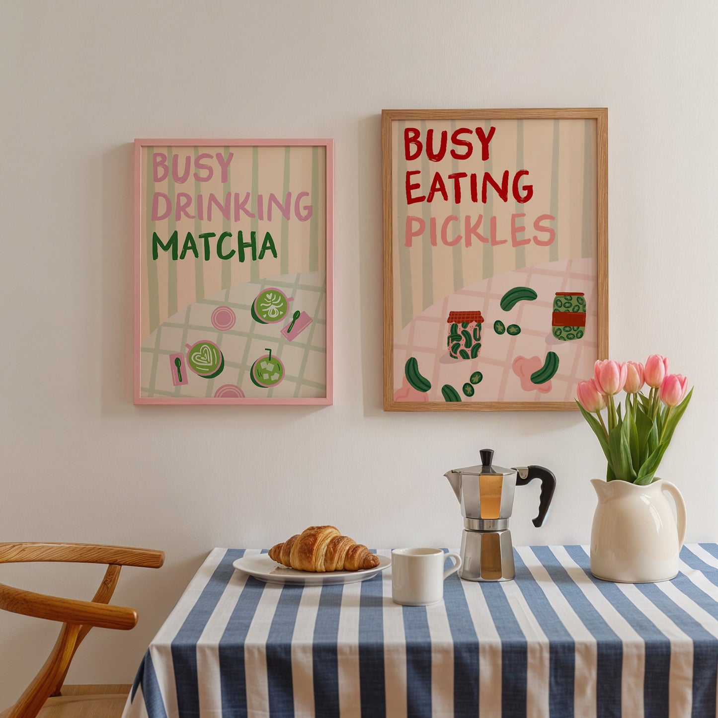 Busy Eating Pickles Gherkin Print