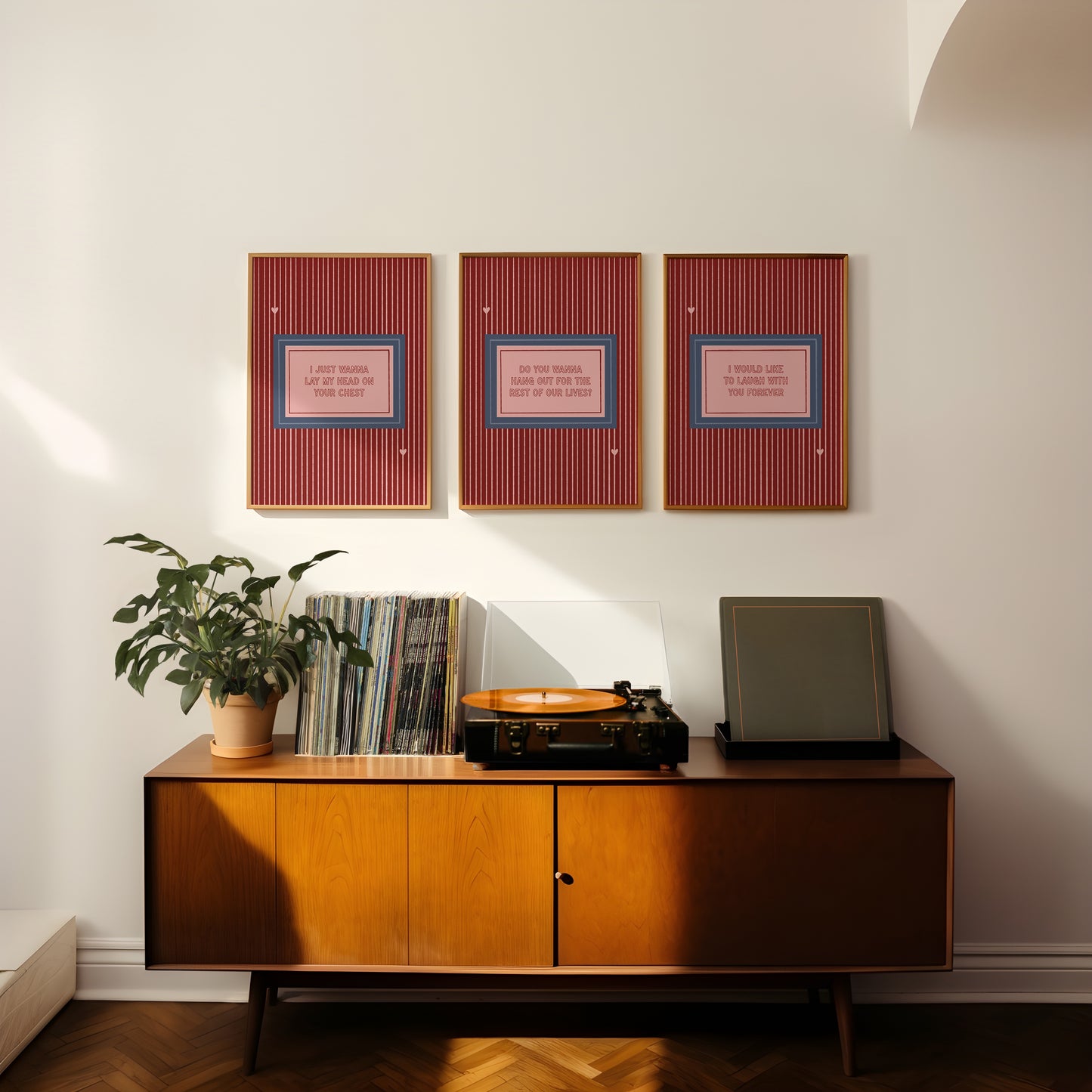 I Would Like To Laugh With You Forever Cute Couples Print