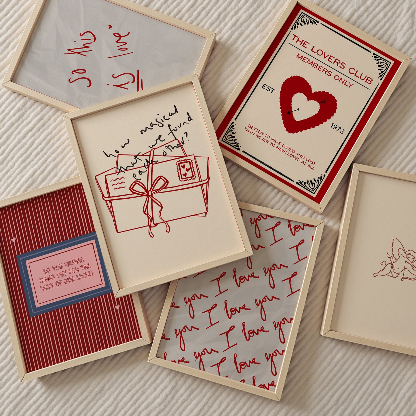 Do You Wanna Hang Out For The Rest Of Our Lives? Cute Couples Print