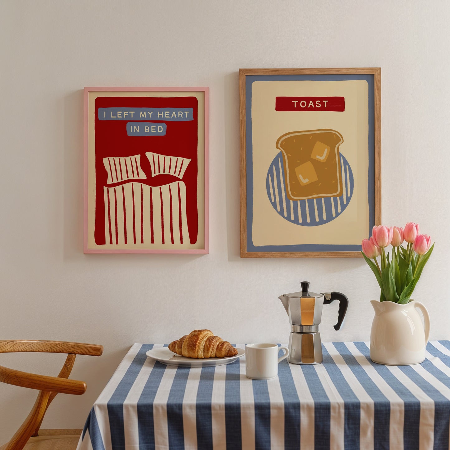 Toast Hand Drawn print
