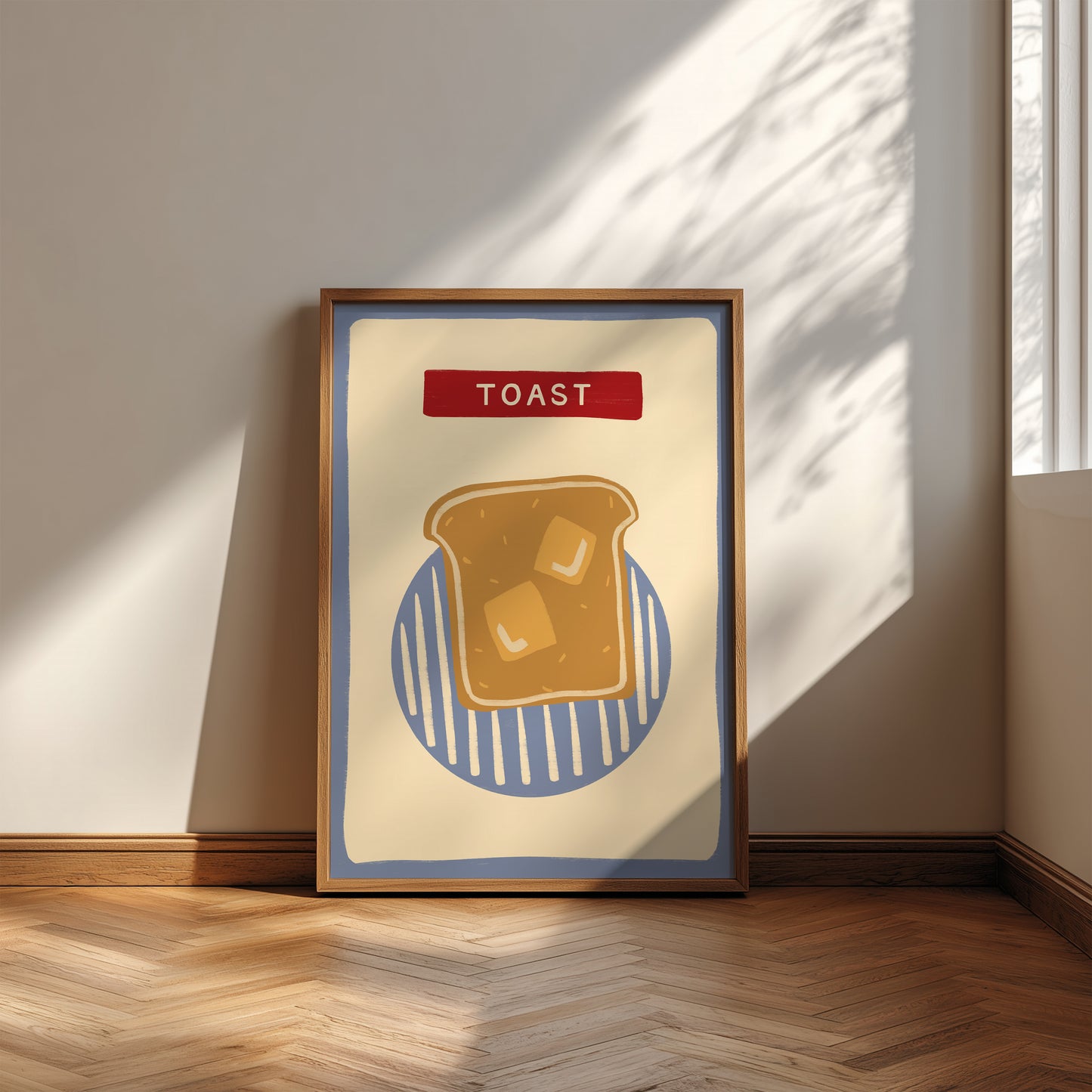 Toast Hand Drawn print